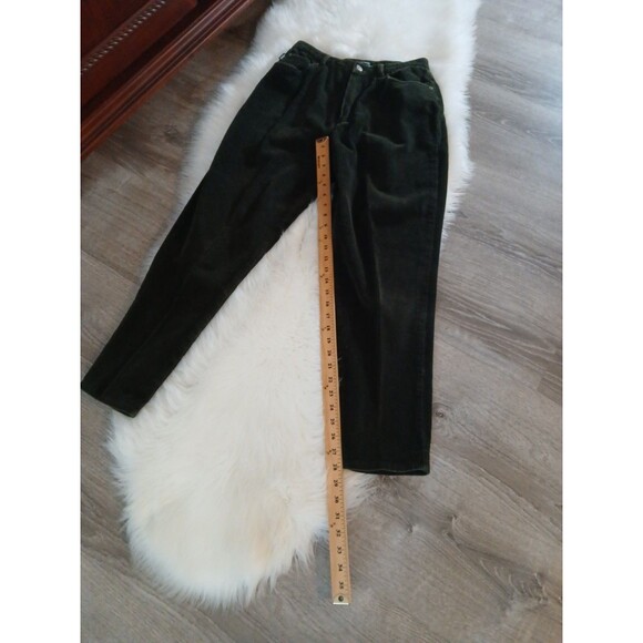 Lauren Ralph Lauren Women's Size 6 Petite Forest Green Corduroy Pants - Picture 9 of 10